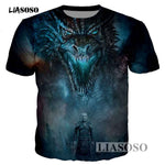 Game of Thrones T-Shirt Nightking and Dragon