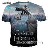 Game of Thrones T-Shirt Quinn and Dragon